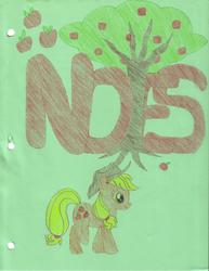 Size: 5102x6599 | Tagged: safe, artist:kamiyaakuto, applejack, g4, absurd resolution, female, solo, traditional art