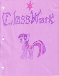 Size: 5102x6599 | Tagged: safe, artist:kamiyaakuto, twilight sparkle, g4, absurd resolution, female, solo, traditional art