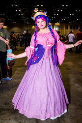 Size: 1365x2048 | Tagged: safe, artist:necochan1, twilight sparkle, human, g4, 2014, clothes, convention, corset, cosplay, dress, irl, irl human, megacon, photo, twilight sparkle (alicorn)