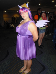 Size: 2448x3264 | Tagged: safe, twilight sparkle, human, g4, 2013, convention, cosplay, glasses, high res, irl, irl human, megacon, photo, twilight sparkle (alicorn)