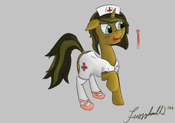 Size: 1062x751 | Tagged: safe, artist:fuzzyhead12, oc, oc only, nurse, solo