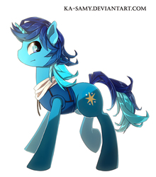 Size: 650x738 | Tagged: safe, artist:ka-samy, oc, oc only, oc:light shine, pony, unicorn, clothes, commission, solo