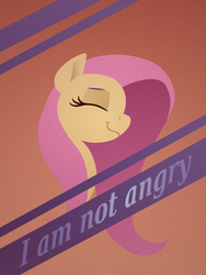 Size: 1200x1600 | Tagged: safe, artist:fahu, fluttershy, g4, bust, female, poster, solo