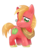 Size: 858x1114 | Tagged: safe, artist:kristyd, big macintosh, earth pony, pony, g4, chibi, cute, macabetes, male, simple background, solo, stallion, transparent background