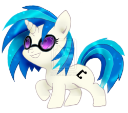 Size: 1024x907 | Tagged: safe, artist:kristyd, dj pon-3, vinyl scratch, g4, female, solo