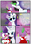 Size: 1741x2500 | Tagged: safe, artist:pyruvate, rarity, spike, comic:dragon queen, g4, comic, crossdressing, female, femboy, femboy spike, male, ship:sparity, shipping, sissy, straight