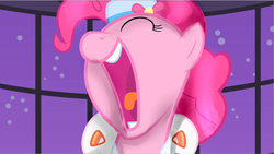 Size: 960x542 | Tagged: artist needed, source needed, safe, edit, edited screencap, screencap, pinkie pie, g4, female, grand galloping gala, solo