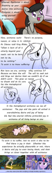 Size: 1102x3672 | Tagged: safe, artist:lockersnap, discord, octavia melody, twilight sparkle, alicorn, pony, g4, female, friedrich nietzsche, mare, twilight sparkle (alicorn)