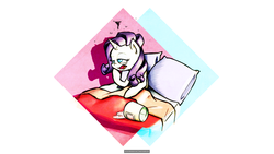 Size: 7680x4320 | Tagged: safe, artist:tenart, rarity, g4, absurd resolution, bed, bed mane, female, ice cream, morning ponies, solo