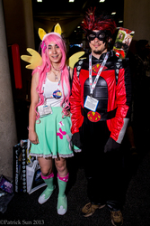 Size: 1365x2048 | Tagged: artist needed, safe, fluttershy, human, g4, 2013, convention, cosplay, irl, irl human, photo, san diego comic con