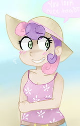 Size: 504x792 | Tagged: safe, artist:meowing-ghost, sweetie belle, human, g4, female, humanized, solo