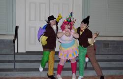 Size: 2048x1313 | Tagged: artist needed, safe, discord, pinkie pie, human, g4, 2014, convention, cosplay, eris, hat, irl, irl human, katsucon, katsucon 2014, party hat, photo, rule 63