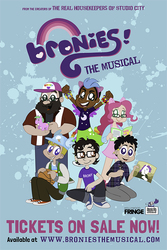 Size: 600x899 | Tagged: safe, human, bronies: the musical, brony, brony stereotype, meta, musical, poster