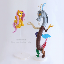 Size: 500x501 | Tagged: safe, artist:iain heath, discord, fluttershy, g4, lego, photo