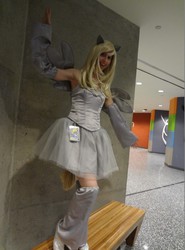 Size: 947x1280 | Tagged: artist needed, safe, derpy hooves, human, g4, 2012, convention, cosplay, irl, irl human, photo, solo, youmacon