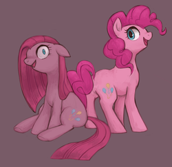 Size: 826x803 | Tagged: safe, artist:kei05, pinkie pie, earth pony, pony, g4, duality, female, mare, pinkamena diane pie, pixiv, solo