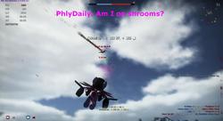 Size: 1600x870 | Tagged: safe, pinkie pie, pegasus, pony, g4, aircraft, april fools, april fools 2013, april fools joke, female, game, ju 88, military, phlydaily, solo, war thunder, weapon