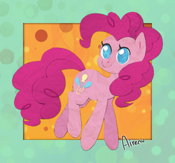 Size: 546x508 | Tagged: safe, artist:airenu-ish, pinkie pie, g4, female, solo