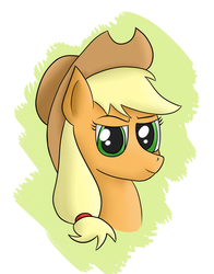 Size: 1101x1405 | Tagged: safe, artist:savoy, applejack, g4, female, portrait, solo