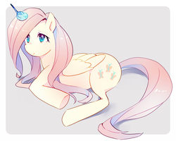 Size: 1000x800 | Tagged: safe, artist:symy_2, fluttershy, bird, g4, female, solo