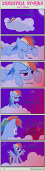 Size: 1004x3753 | Tagged: safe, artist:estories, rainbow dash, comic:seeds of darkness, g4, cloud, cloudy, comic