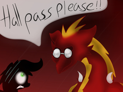 Size: 1600x1200 | Tagged: safe, artist:allyster-black, dragon, funny, red ridge high