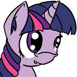Size: 500x500 | Tagged: safe, artist:bloody--mascarade, twilight sparkle, g4, adorkable, cute, dork, ear fluff, female, icon, smiling, solo