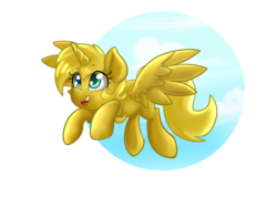 Size: 1600x1200 | Tagged: safe, artist:annakitsun3, oc, oc only, oc:ticket, alicorn, pony, alicorn oc, solo