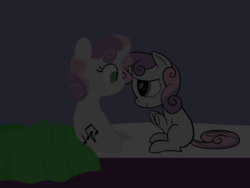Size: 800x600 | Tagged: safe, artist:darkenthepony, sweetie belle, post-crusade, g4, female, lesbian, selfcest, shipping, sweetcest, yours-yearly-sweetie-belle