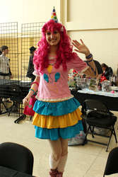 Size: 467x700 | Tagged: safe, pinkie pie, human, g4, cosplay, irl, irl human, photo