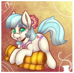 Size: 1085x1060 | Tagged: safe, artist:shushikitty, coco pommel, g4, female, happy, solo