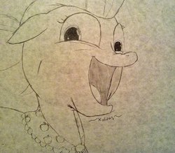 Size: 2048x1790 | Tagged: safe, artist:xulious, granny smith, g4, female, solo, traditional art