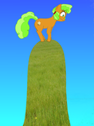 Size: 1529x2048 | Tagged: safe, artist:xulious, apple brown betty, earth pony, pony, g4, apple family member, solo