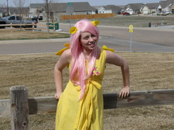 Size: 4000x3000 | Tagged: safe, artist:wendymania, fluttershy, human, g4, cosplay, irl, irl human, photo, solo