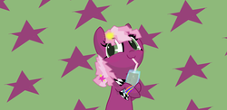 Size: 1366x666 | Tagged: safe, artist:majic-namie, cheerilee, g4, 80s, 80s cheerilee, :3, bubble, cute, drink, female, soda, solo, stars, straw