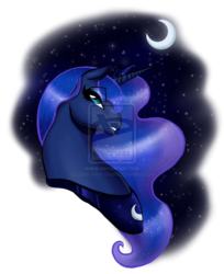 Size: 900x1105 | Tagged: safe, artist:black-rose-studios, princess luna, g4, female, solo