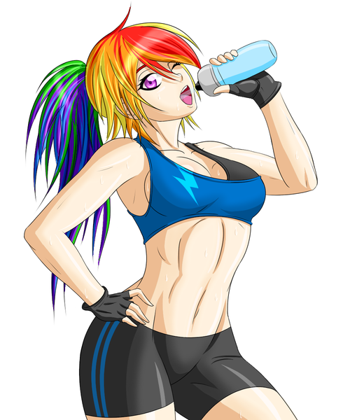 Rainbow dash human anime
