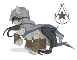 Size: 1007x794 | Tagged: safe, artist:toonlancer, octavia melody, g4, assassin's creed, assassin's creed iii, clothes, female, solo