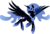 Size: 1280x872 | Tagged: safe, artist:fluffy314, nightmare moon, g4, female, simple background, solo, transparent background, vector