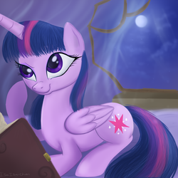 Size: 1000x1000 | Tagged: safe, artist:isa-isa-chan, twilight sparkle, alicorn, pony, g4, female, mare, solo, twilight sparkle (alicorn)