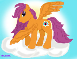 Size: 2371x1830 | Tagged: safe, artist:danika1998, scootaloo, g4, female, solo