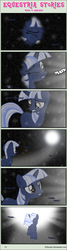 Size: 1004x3753 | Tagged: safe, artist:estories, oc, oc only, oc:silverlay, original species, pony, umbra pony, unicorn, comic:seeds of darkness, comic, crying, eyes closed, one eye closed, scared, tears of fear