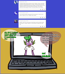 Size: 1280x1464 | Tagged: safe, artist:somescrub, spike, anthro, ask nudist sweetie belle, g4