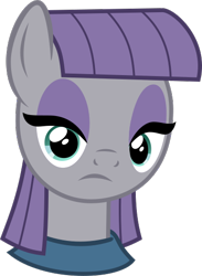 Size: 396x540 | Tagged: safe, artist:nano23823, maud pie, earth pony, pony, g4, maud pie (episode), .svg available, bust, clothes, female, looking at you, mare, simple background, solo, svg, transparent background, vector