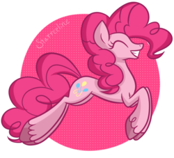 Size: 587x534 | Tagged: safe, artist:starrceline, pinkie pie, g4, female, solo