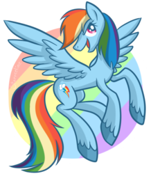 Size: 512x587 | Tagged: safe, artist:starrceline, rainbow dash, g4, female, solo