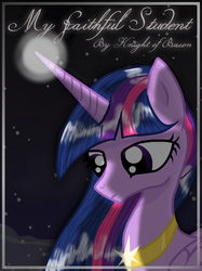 Size: 950x1268 | Tagged: safe, artist:knight-of-bacon, twilight sparkle, alicorn, pony, g4, cover art, female, solo, twilight sparkle (alicorn)