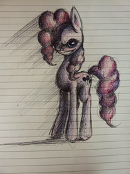 Size: 2448x3264 | Tagged: safe, artist:tungstenbulb, pinkie pie, g4, female, high res, solo, traditional art