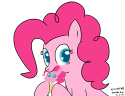 Size: 1280x985 | Tagged: safe, artist:ccortxx, pinkie pie, g4, 30 minute art challenge, female, popsicle, solo