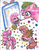 Size: 1533x1987 | Tagged: safe, artist:alaer, pinkie pie, pegasus, pony, g4, female, mouth hold, paintbrush, painting, race swap, solo, stars, traditional art, watermark